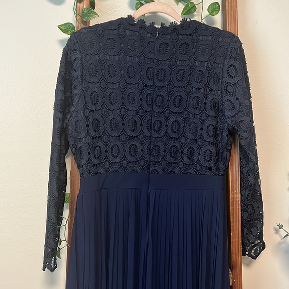 Dainty Jewells L Navy Maxi Stroll at The Manor Dress - Picture 6 of 7